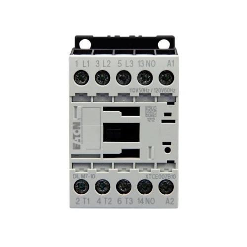 Eaton XTCE007B10H IEC Contactor, 7A, 240 Vac, 50 Hz, 277V 60 Hz, 1NO, 7A [New]