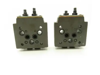 Yuken Kogyo TC2G-03-40 Hydraulic Throttle and Check Valve Module Lot of 2