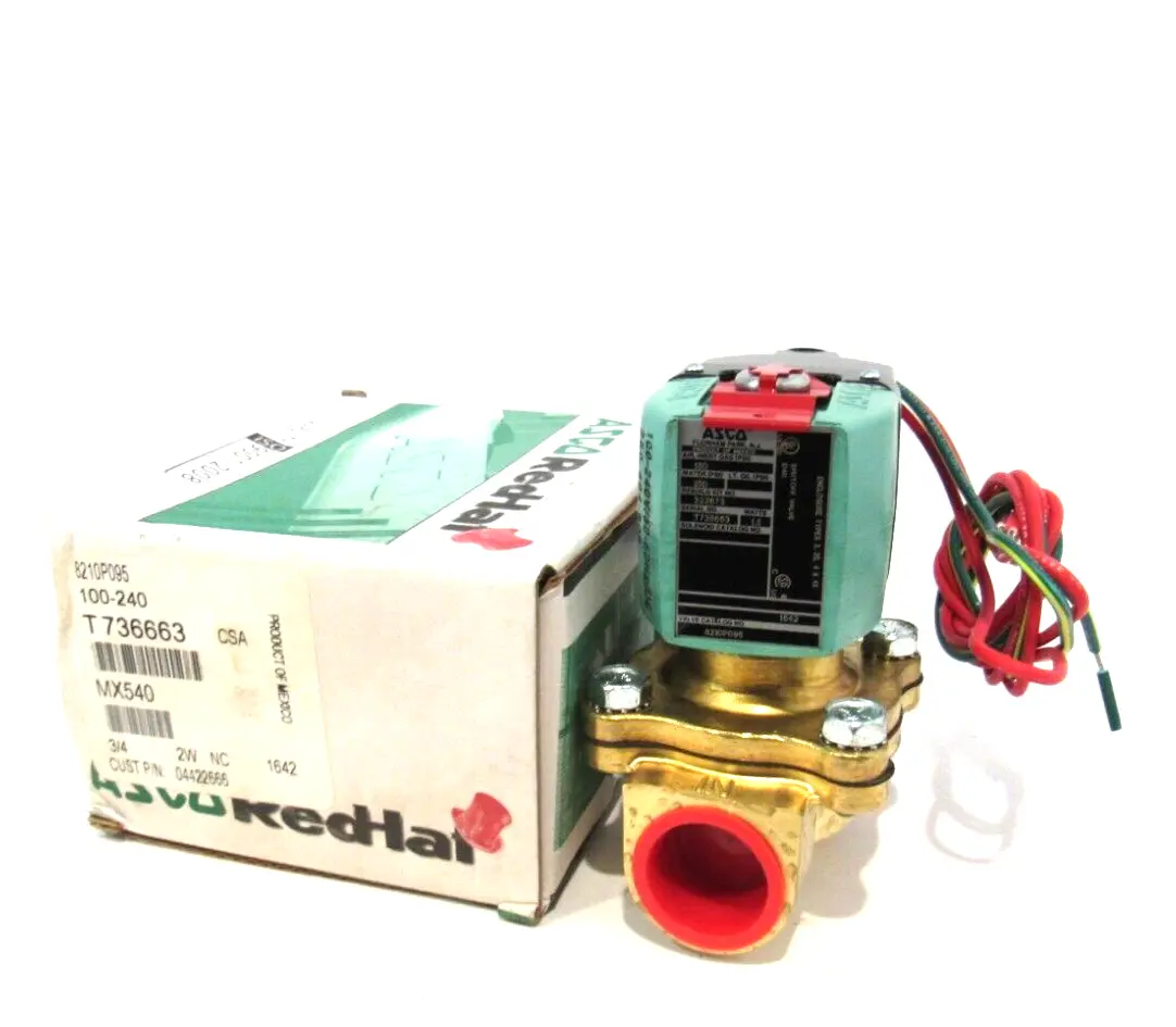 NEW ASCO 8210P095 SOLENOID VALVE 100-240