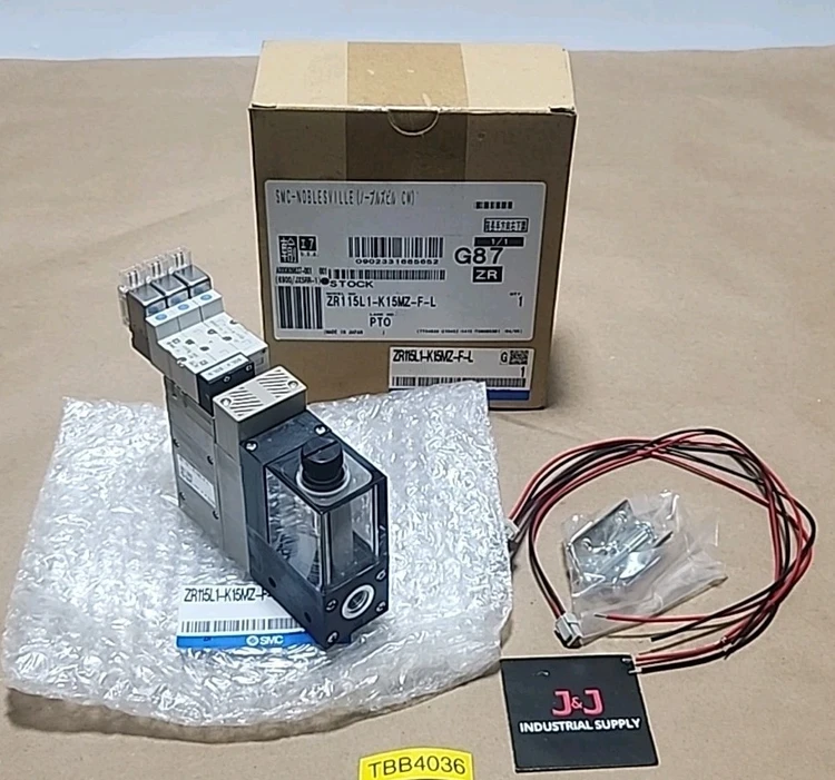 New | in-Stock SMC ZR115L1-K15MZ-F-L Vacuum Pumps Indiana US | J&J Industrial Supply #524347