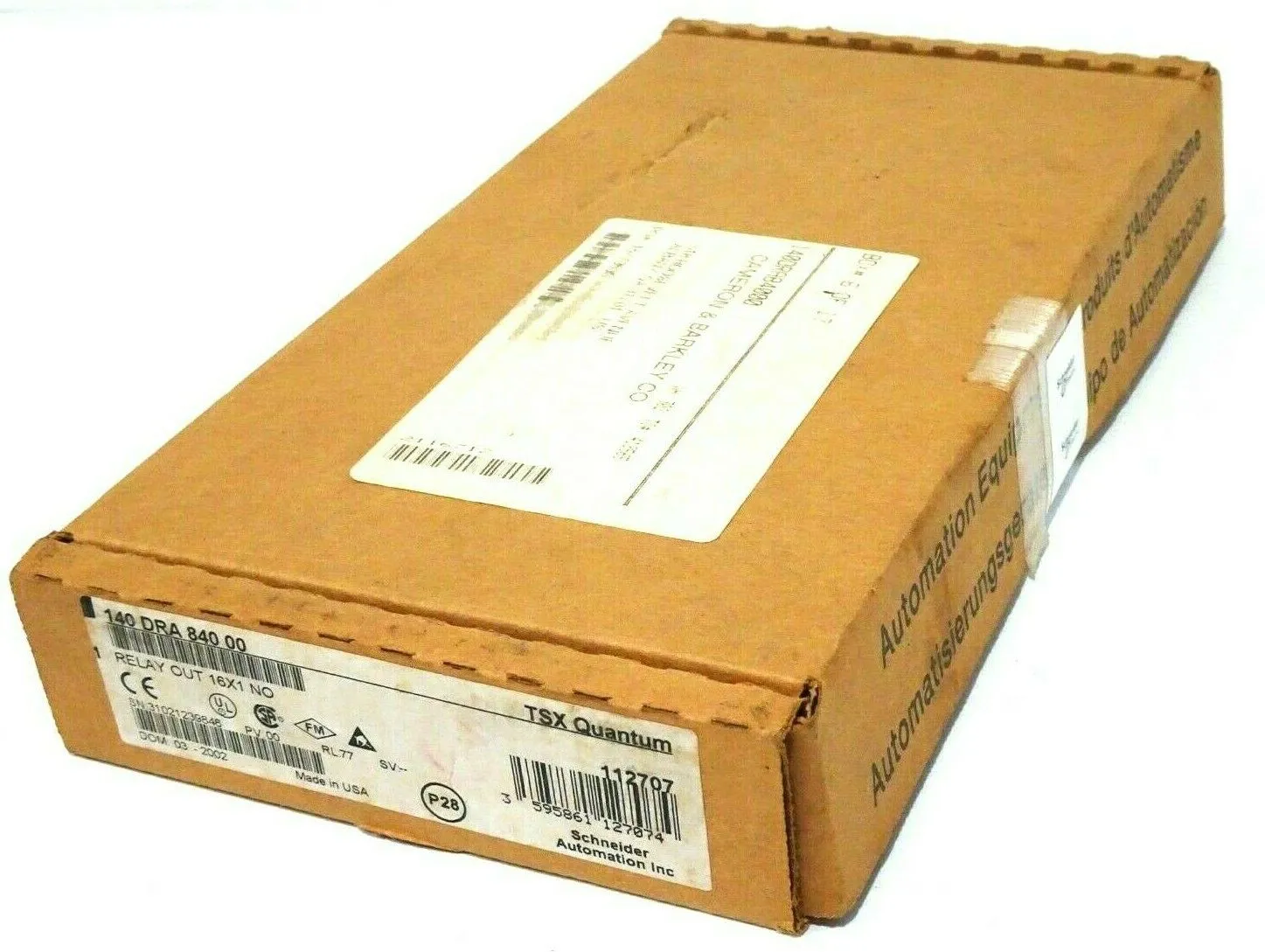 NEW SEALED SCHNEIDER ELECTRIC 140-DRA-840-00 RELAY OUTPUT MODULE 140DRA84000