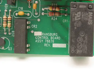 Ransburg Electrostatic Systems 78676 Motor Control Circuit Board PCB Assembly