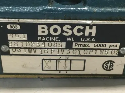 USED BOSCH 081WV16P1V3010PYWS024/00D