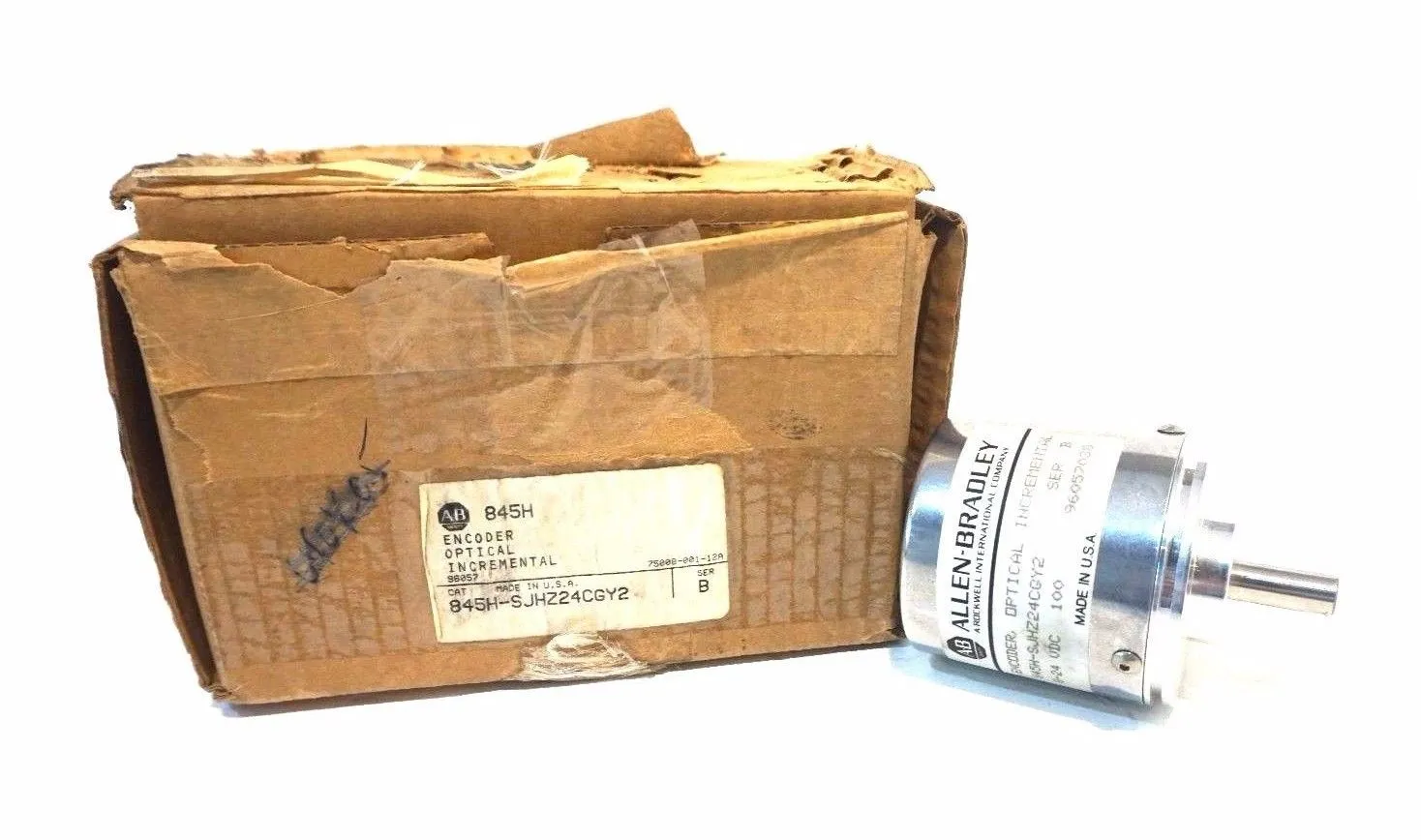 NEW ALLEN BRADLEY 845H-SJHZ24CGY2 ENCODER SER.B 845HSJHZ24CGY2