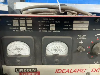 Used LINCOLN ELECTRIC IDEALARC DC600 Arc Welders Ohio US | HGR 24 #1333770
