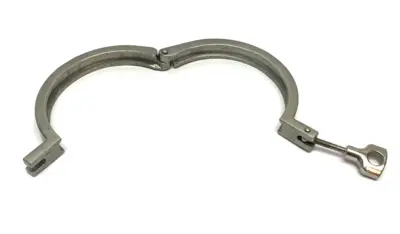 USED VNE CORPORATION HIGH PRESSURE VACUUM CLAMP 6" DIAMETER T304 SS
