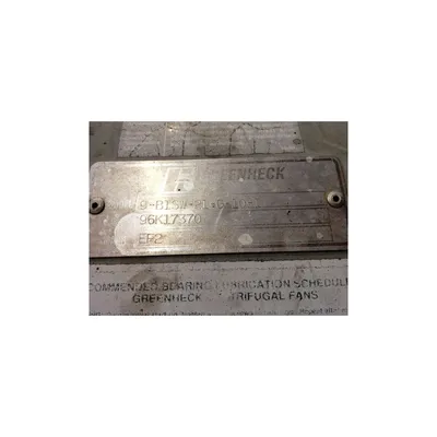 USED GREENHECK 9-BISW-21-G-10-I