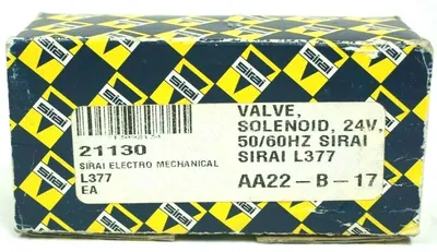 NEW SIRAI Z610A L377-B01C-9M AA22-B-17 SOLENOID VALVE