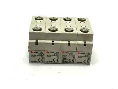 EX500-IE3 | SMC  Extension Input Block LOT OF 4 - Used