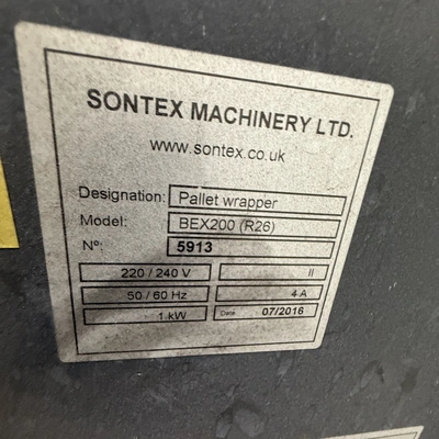 Sontex Rotary table and wrapper