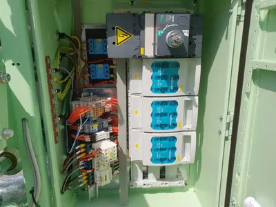Alfa-Laval P-626 lube oil purifier module, 316SS.