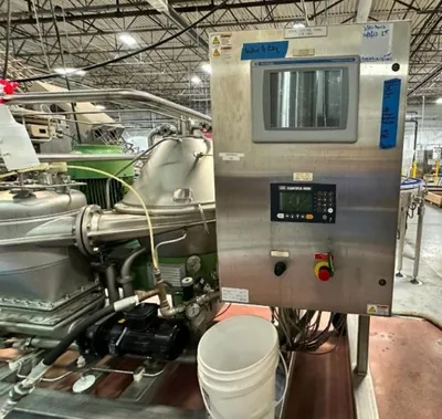 Westfalia GSC 45-06-177 Hydrostop clarifier skid, 316SS.
