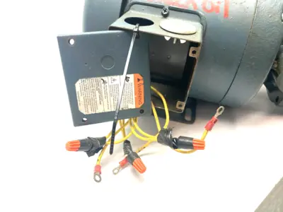 112350.00, C6T17FB61C | Leeson 112350.00 3-Phase Hydraulic Pump Motor 1/2HP 1725rpm C6T17FB61C - Used