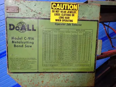 USED DOALL C916