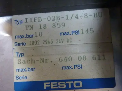 USED FESTO IFB8-02