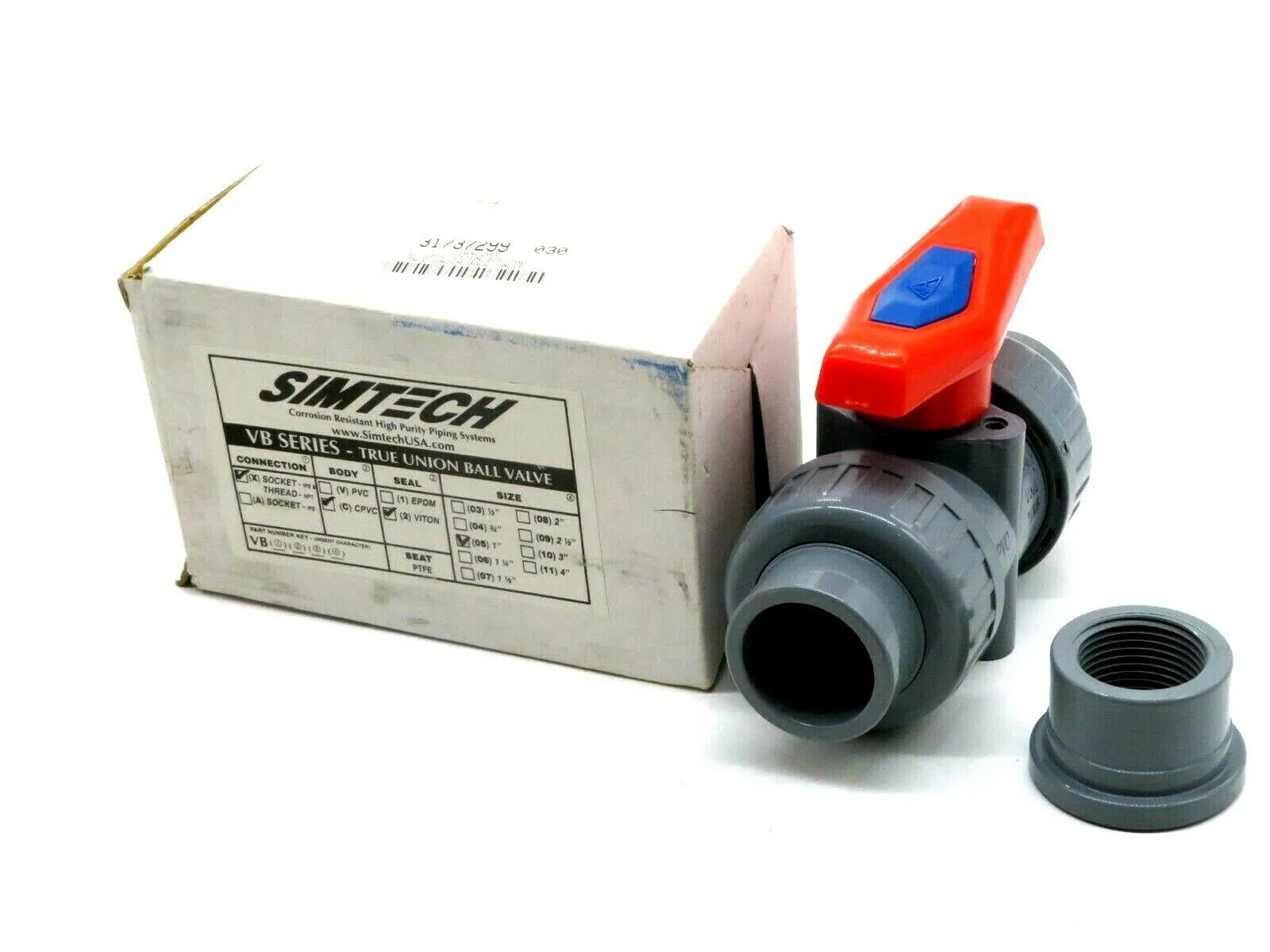 NEW SIMTECH VBXC205 VB SERIES TRUE UNION BALL VALVE