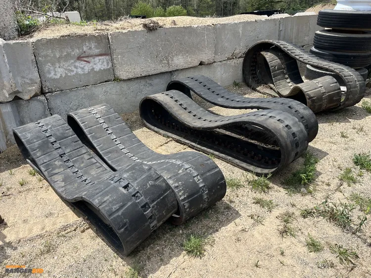 Used (3) SETS OF SKID STEER TRACKS _UNKNOWN_ Construction Equipment Parts Michigan US | Miedema Asset Management Group #1149721