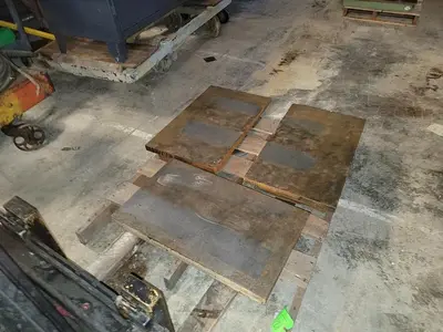 30" Long x 17.5" W Cast Iron Surface Plate/Layout Table 1-1/2" Surface Thickness