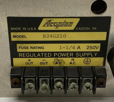 USED ACOPIAN B24G210
