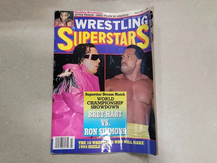 Used WRESTLING SUPERSTARS MARCH 1993 Office Equipment British Columbia CA | Lenmark #267395