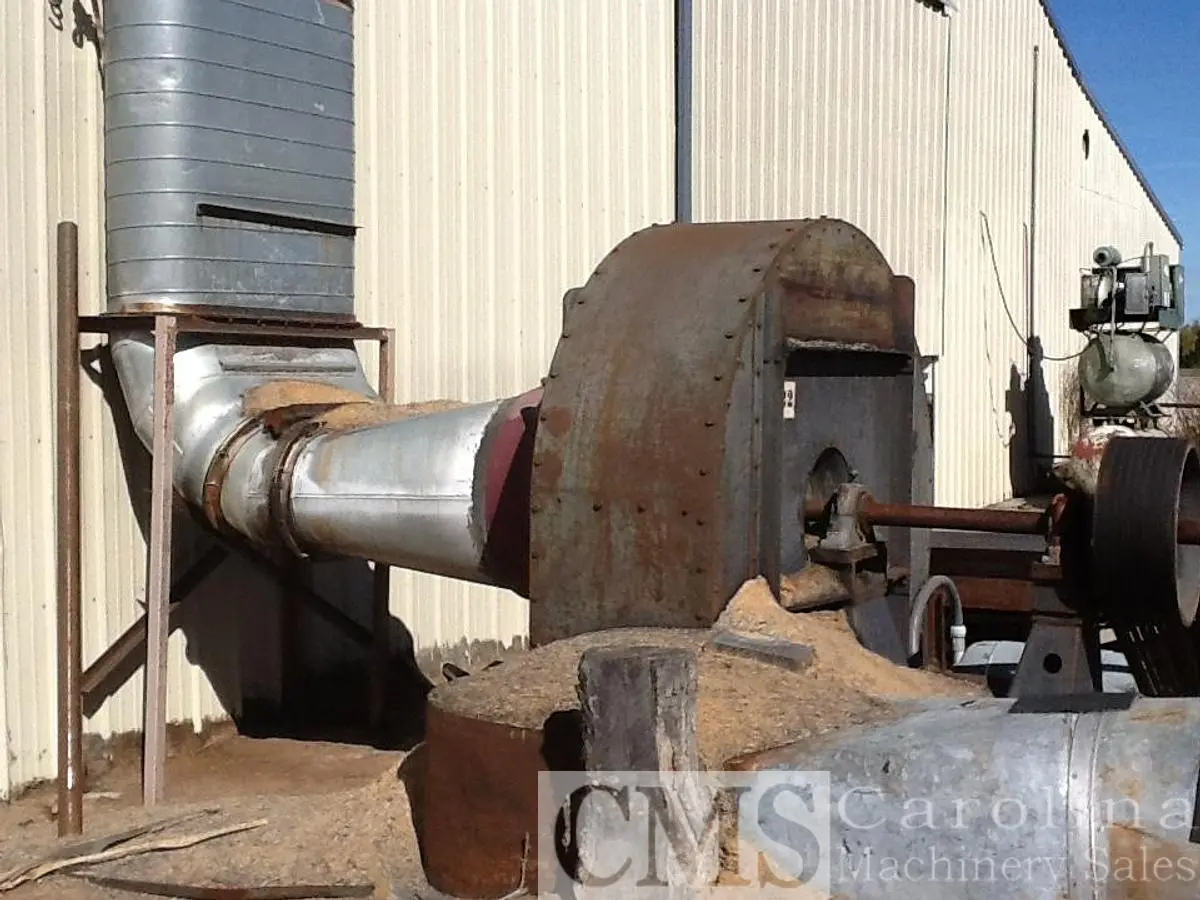 USED STURTEVANT LARGE BLOWER AND PIPE
