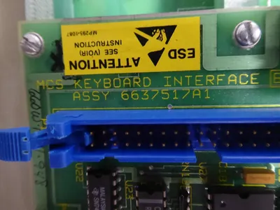 Bailey 670-NET90-2540 network 90 MCS Keyboard Interface Assembly 6637517A1 Used