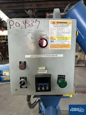 USED Patterson-Kelley 2 Cu Ft P-K Crossflow Twin Shell Blender, S/S, 1.5 HP