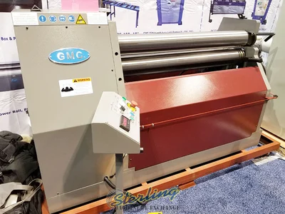 New | in-Stock GMC HBR-0625 Plate Bending Rolls including Pinch California US | Sterling Machinery Exchange #1465795