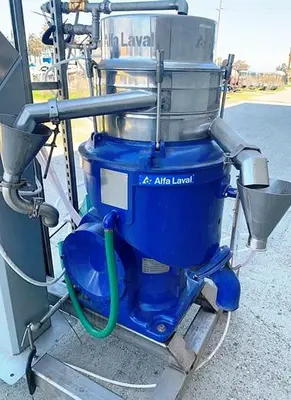 Alfa-Laval UVPX 507 AGT-14 olive oil purifier skid, 316SS.