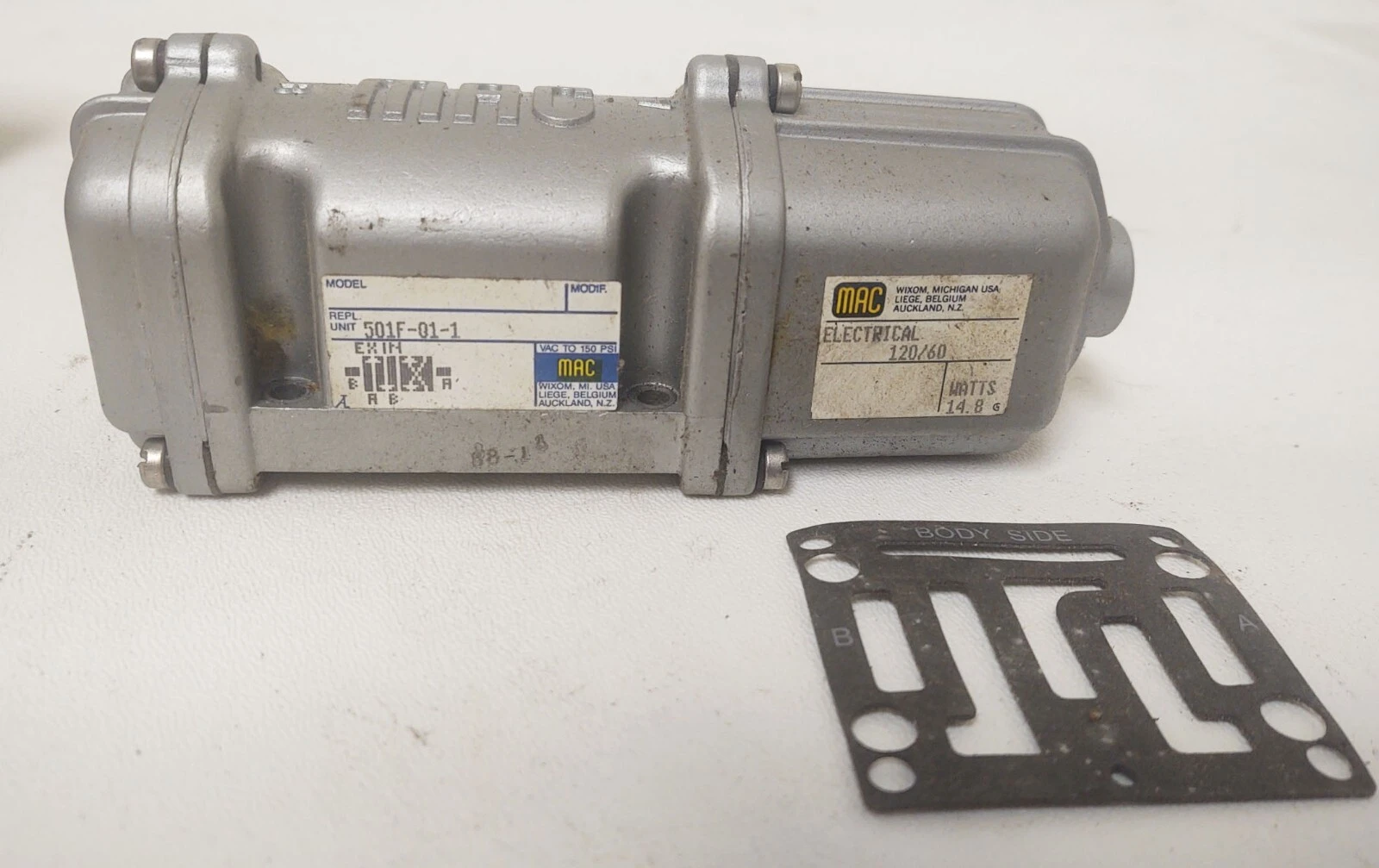 NEW MAC VALVES INC 501F-01-1