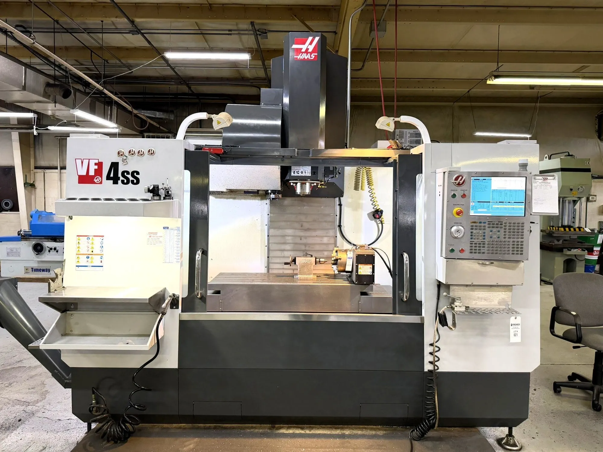 2014 Haas VF-4SS CNC 4-Axis Vertical Machining Center