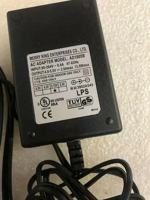 MERRY KING ENTERPRISE AC ADAPTER AD1805B