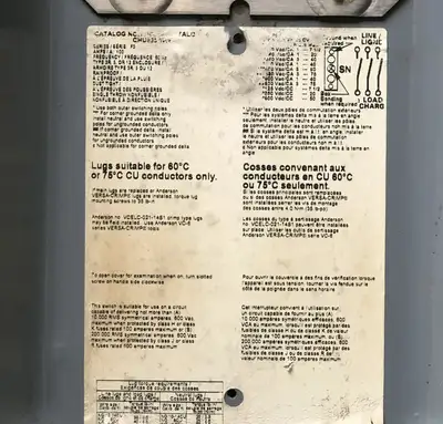 3K-512 Electrical Enclosure 22"x9"x6" w/ Terminals and Wiring