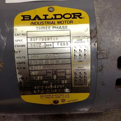 USED BALDOR MOTOR177