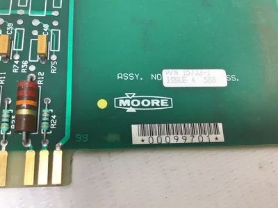 SIEMENS MOORE ASSY NO PN: 15733-1 INPUT MODULE DISCRETE PC BOARD