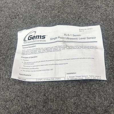 New | in-Stock Gems 252975 Sensors California US | Davliegogo LLC #1705826