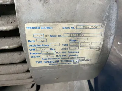 Used SPENCER TURBINE COMPANY VB055EF Miscellaneous MRO Ohio US | HGR 24 #1548041