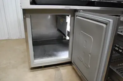 142-1247 Randell 120 Inch Domino’s Pizza Prep Table Cooler