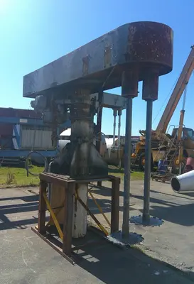 SPC8678  Mixer and Blender 60/30 hp disperser, air over oil lift, variable speed drive