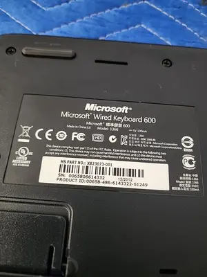 MICROSOFT WIRED KEYBOARD 600 MODEL 1366