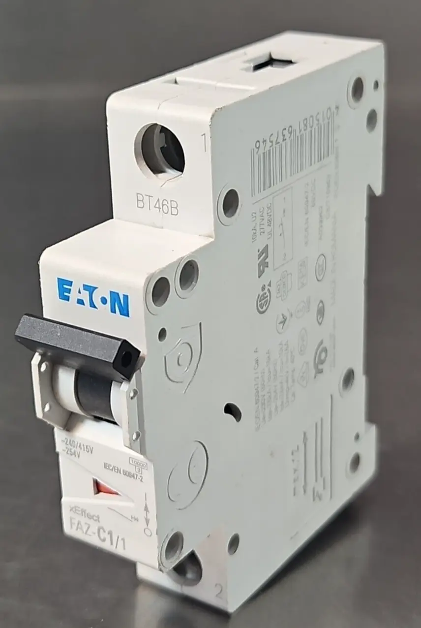 Eaton FAZ-C1/1 Amp Single Pole Breaker loc4B10