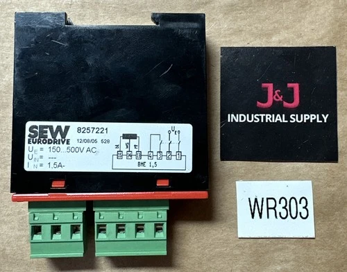 Used SEW EURODRIVE 8257221 Variable Speed Drives | J&J Industrial Supply #498765