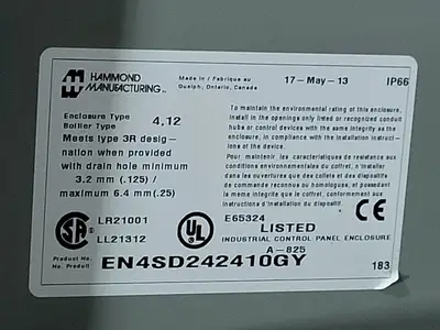 NEW HAMMOND EN4SD242410GY