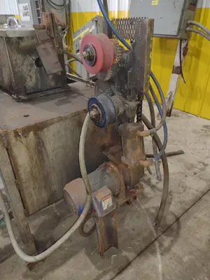 4" CAPACITY ULTRASONIC BAR & TUBE CONTINUOUS WASHER: STOCK #22589