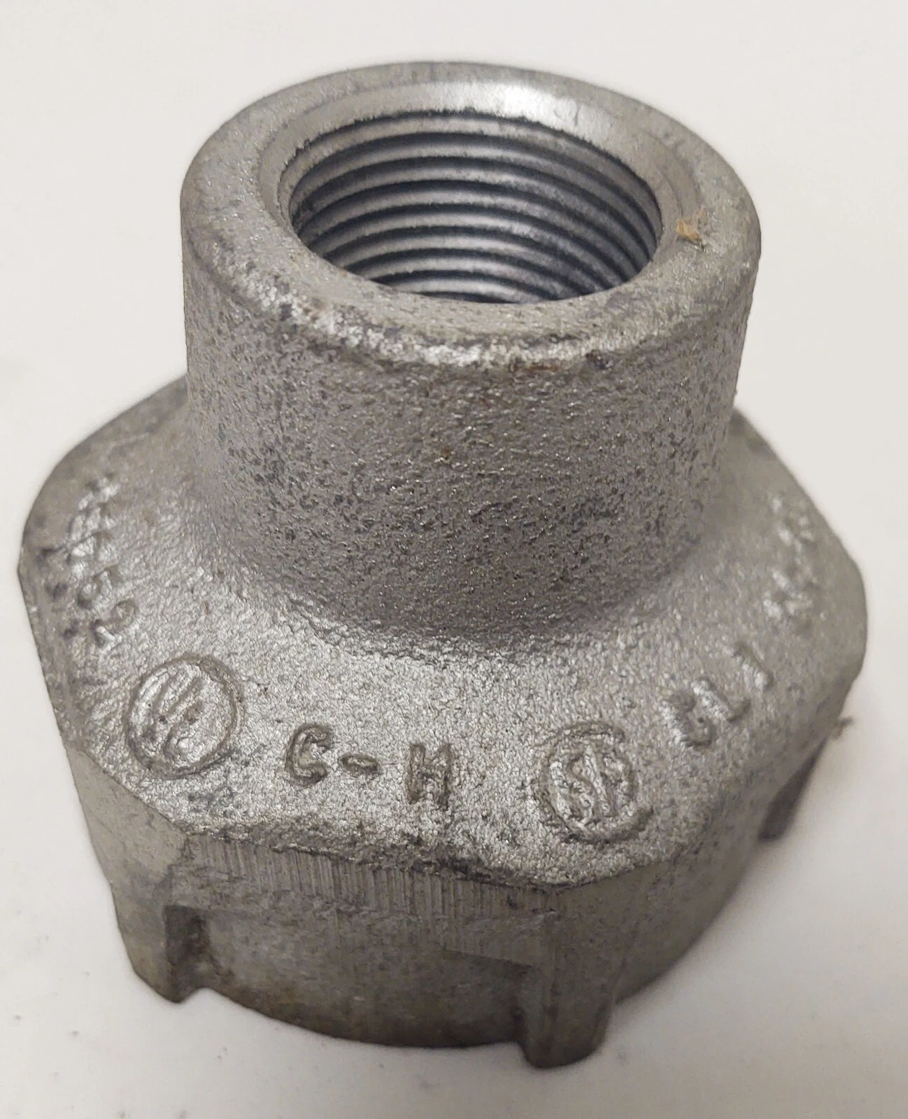 🔥NEW REC52 Crouse-Hinds (3/4" x 1-1/2") Iron Conduit Bell Reducer Bushing