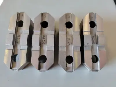 Lathe Chuck Hard Top Jaws 4-1/4" x 2" x 1-1/2" (Set of 4)