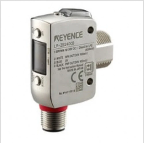 Keyence LR-ZB90CB Self-Contained CMOS Laser Sensor, M18 Threaded Mount w/ M12 [New]