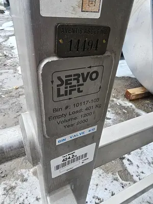 Used 310 Gallon Tank (Tote), Stainless Steel