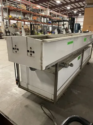 13.5ft Plastic Electro-Plating Dip Tank with 4 Trays 58” l x 7.5” w x 6.5” h