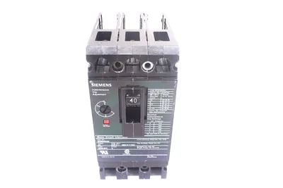 USED SIEMENS ED63A040 CIRCUIT BREAKER 40A 600V